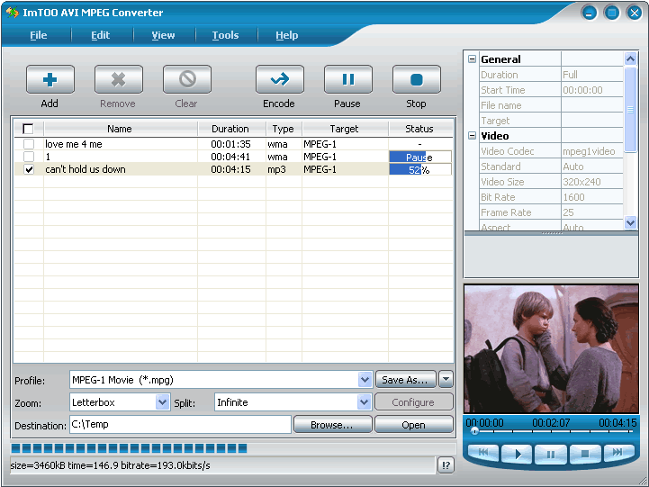 ImTOO AVI MPEG Converter  v3.1.23.0131b