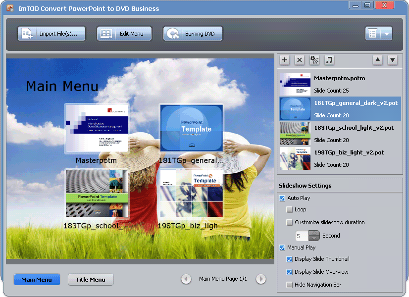 ImTOO Convert PowerPoint to DVD Personal 1.0.1.0920 full