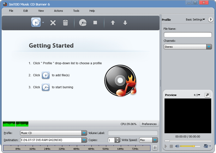 ImTOO Music CD Burner software