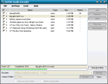 ImTOO Audio Encoder - MP3 audio converter, convert mp4 to mp3, m4a to mp3 converter.