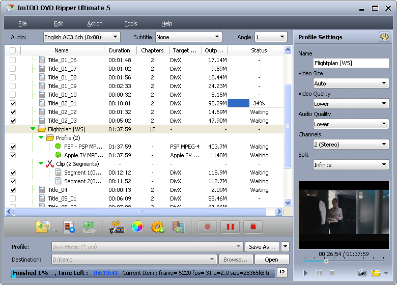 ImTOO DVD Ripper Ultimate SE
