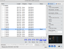 ImTOO DVD to MP4 Converter for Mac - Mac DVD MP4 Converter, rip DVD to MP4, iPod, PSP, MP3 on Mac OS X