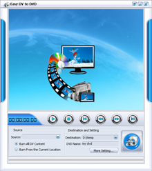 Easy DV to DVD - Easy-to-use Mini DV to DVD converter to convert DV, Mini DV to DVD, transfer Mini DV to DVD