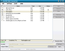 OGG Converter - convert between OGG, MP3, WMA and WAV